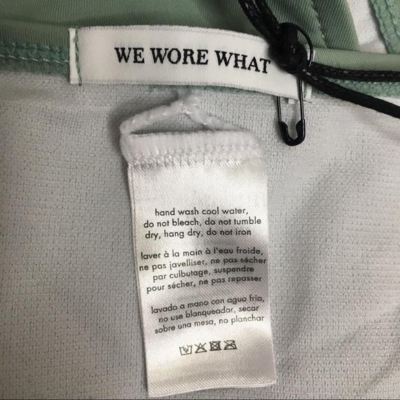 We Wore What Emily High Waist Bikini Swim Bottom Size Medium - Picture 6 of 7